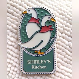Vintage 1984 "Shirley's Kitchen" Magnet